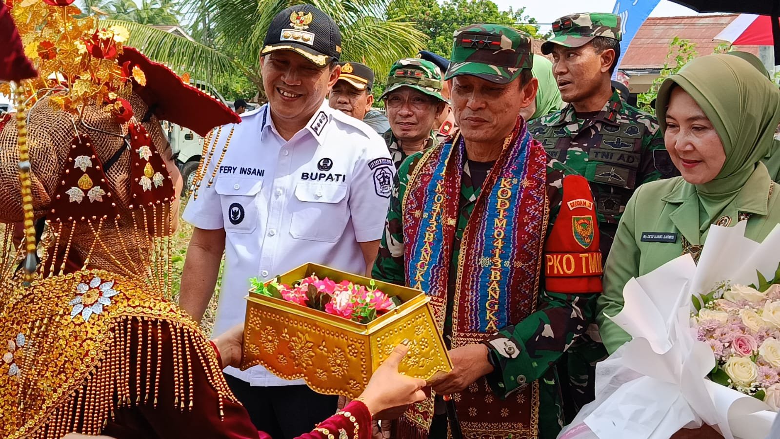 TMMD ke-129 Kodim 0413/Bangka Berakhir, Pangdam Apresiasi Semangat Gotong Royong Warga