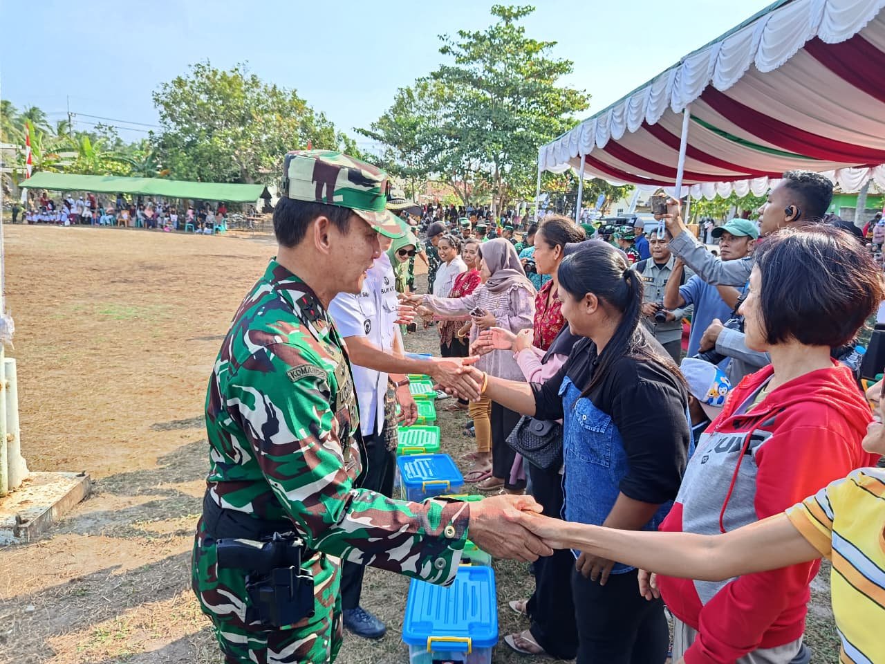 Pangdam II/Sriwijaya Minta Warga Deniang Rawat Hasil TMMD ke-129