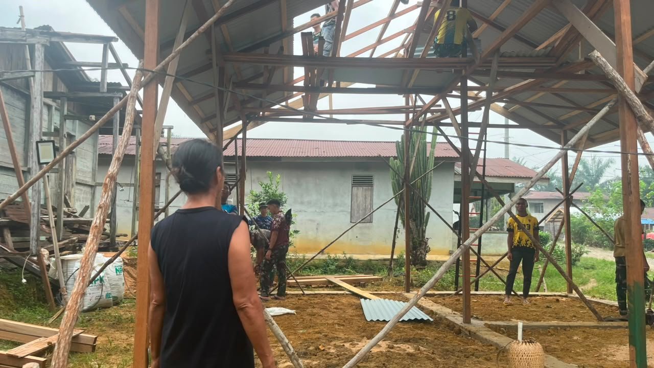 Kehadiran Satgas TMMD Jadikan Impian Bu Suhanim Punya Rumah Layak Terwujud