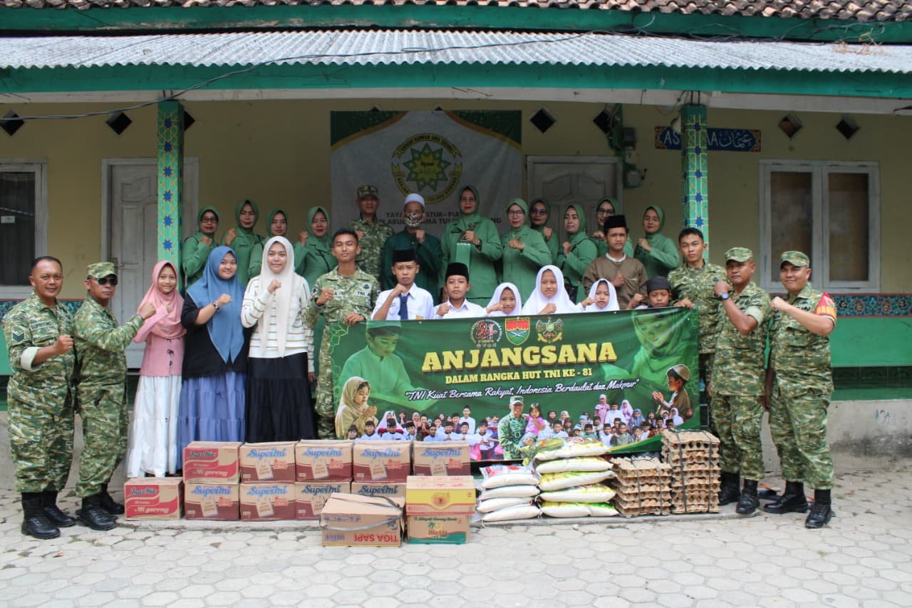 Kodim 0426/TB Menghadirkan Kebahagiaan di HUT TNI ke-81