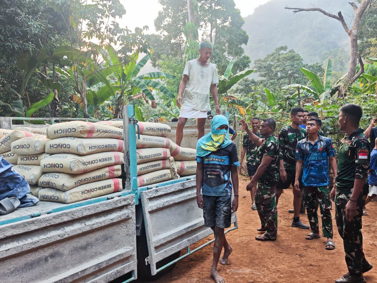Satgas TMMD Tunjukkan Ketangguhan Ciptakan Infrastruktur di Dusun Seri