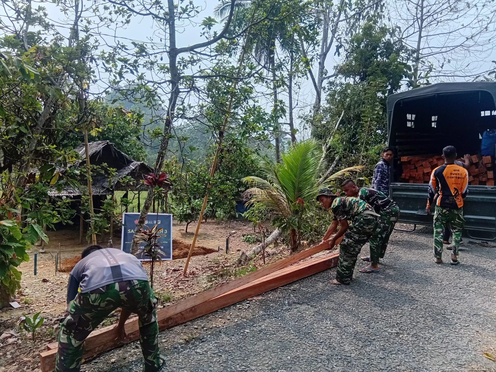Pekerjaan Rehabilitasi Rumah Tuku Djobu Siap Dilaksanakan setelah Material Tiba