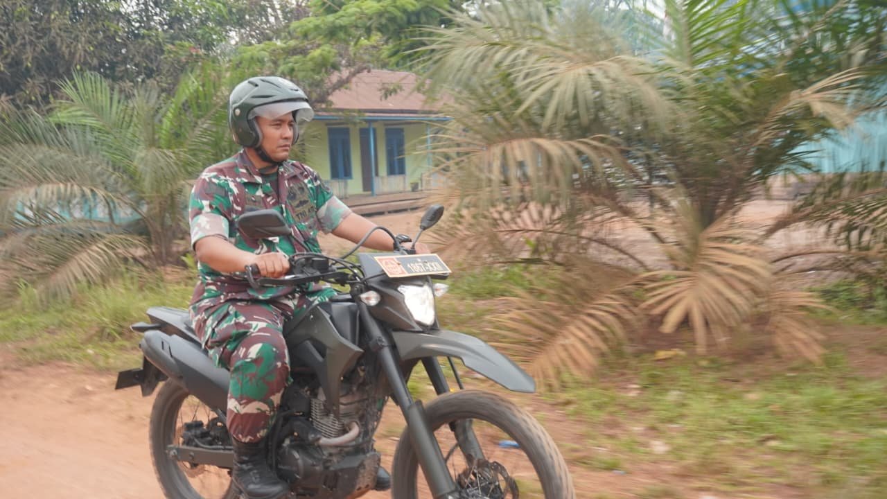 Patroli dan Cek Lokasi Karhutla oleh Dandim 1015/Sampit di Mentaya Seberang