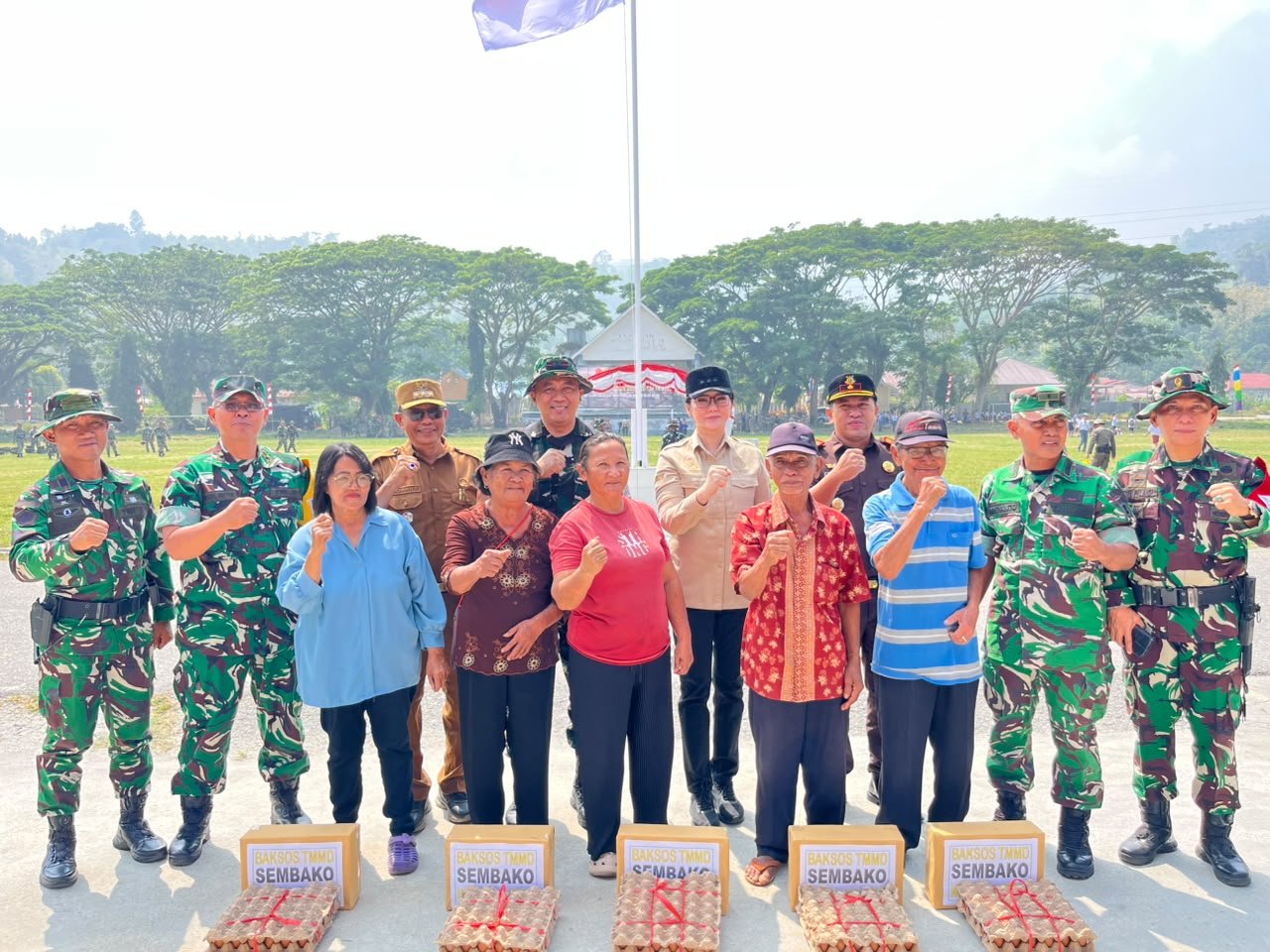 TMMD ke-130 Poso: Inisiatif Kesehatan dan Layanan Sembako untuk Masyarakat