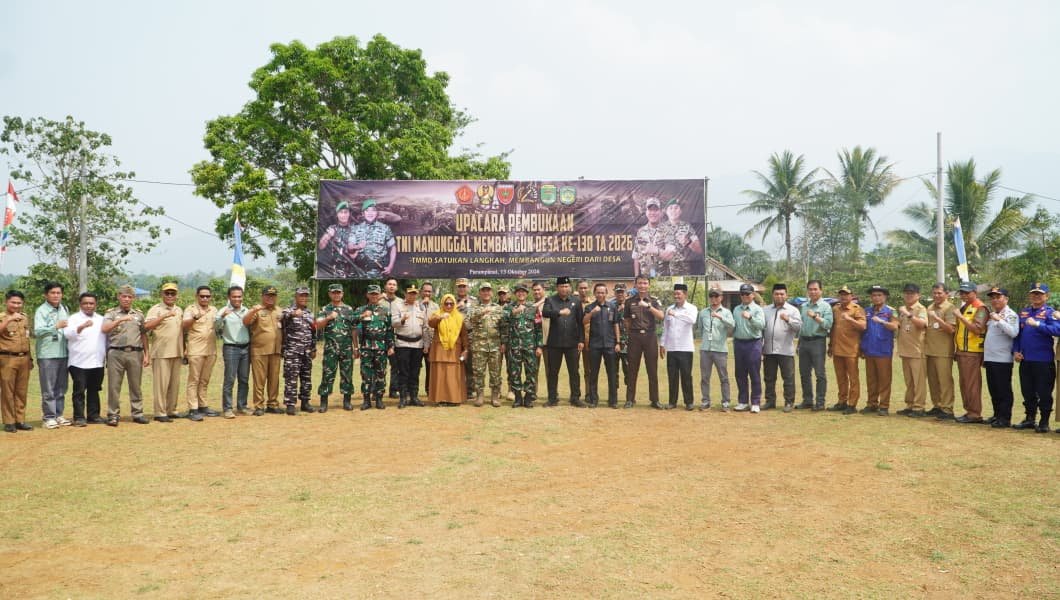 Pembukaan TMMD 130 di Luwu Timur, Akses Desa Jadi Sorotan Utama