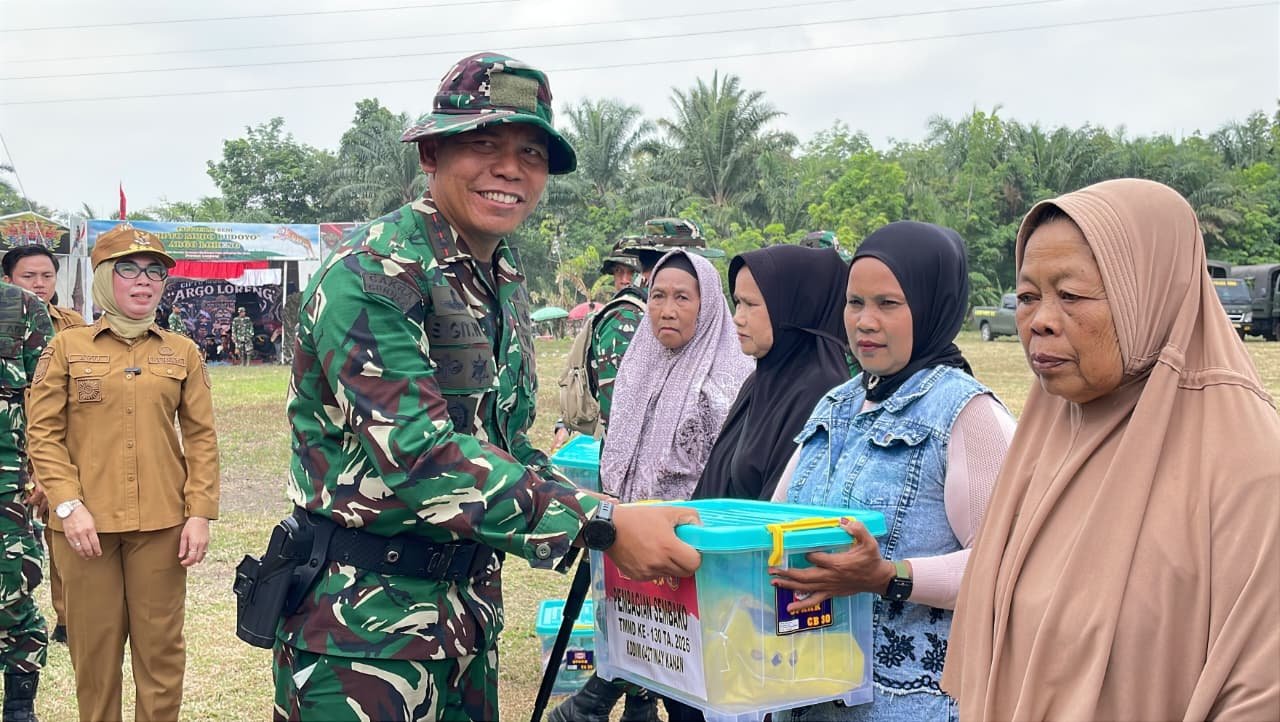 Kodim 0427/Way Kanan Tunjukkan Kepedulian Sosial di Gunung Sangkaran