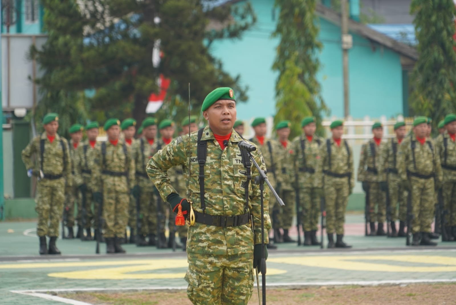 Peringatan HUT TNI ke-81 oleh Korem 102/Panju Panjung, Teguhkan Komitmen Bersama Rakyat