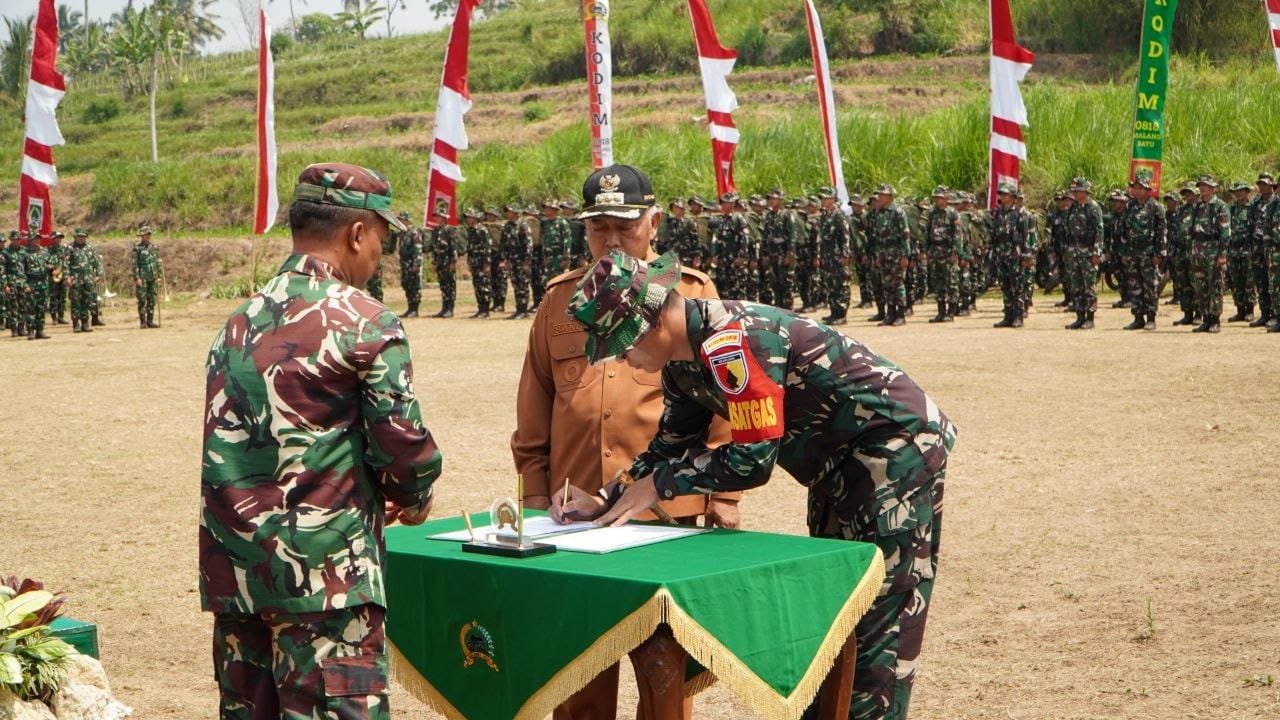 Tekad Bersama Bangun Desa, TMMD ke-130 Resmi Dimulai oleh Bupati Malang